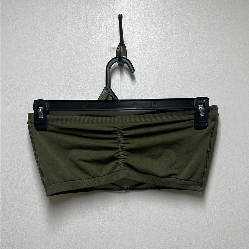 Olive Green Women's Strapless bra /top